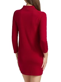 Luell Wool Polo Minidress