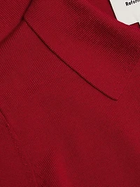 Luell Wool Polo Minidress