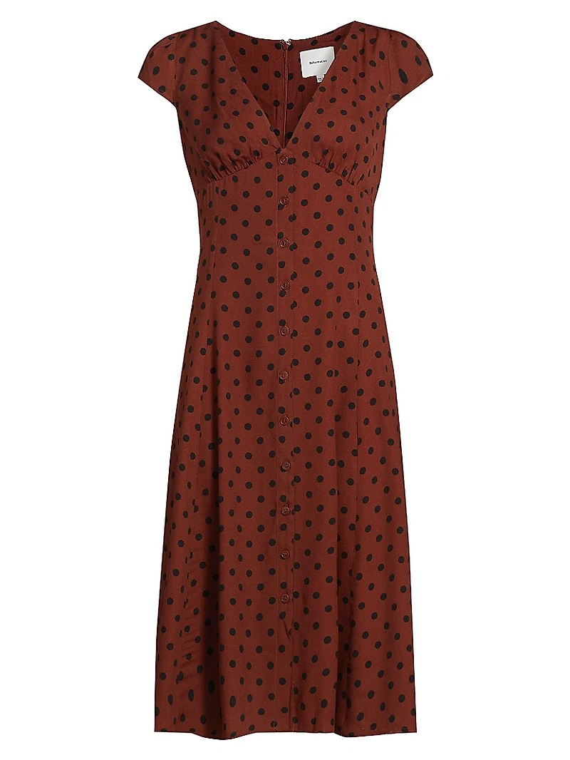 Wilda Polka-Dot Dress
