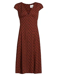 Wilda Polka-Dot Dress