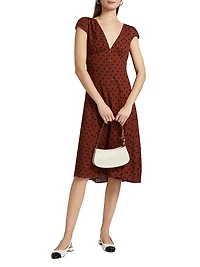 Wilda Polka-Dot Dress