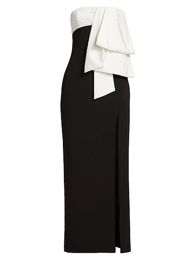 Melodie Two-Tone Bow Gown