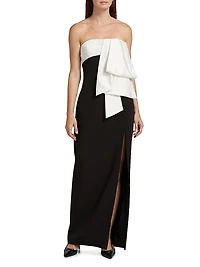 Melodie Two-Tone Bow Gown