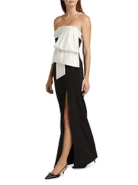 Melodie Two-Tone Bow Gown