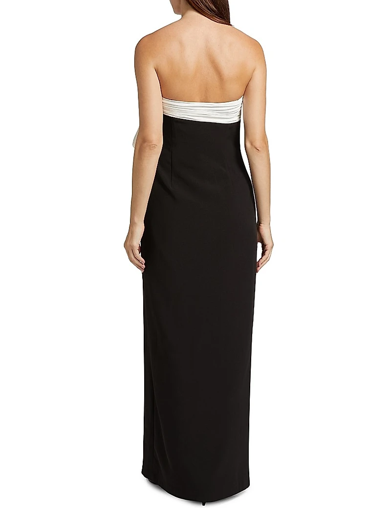 Melodie Two-Tone Bow Gown