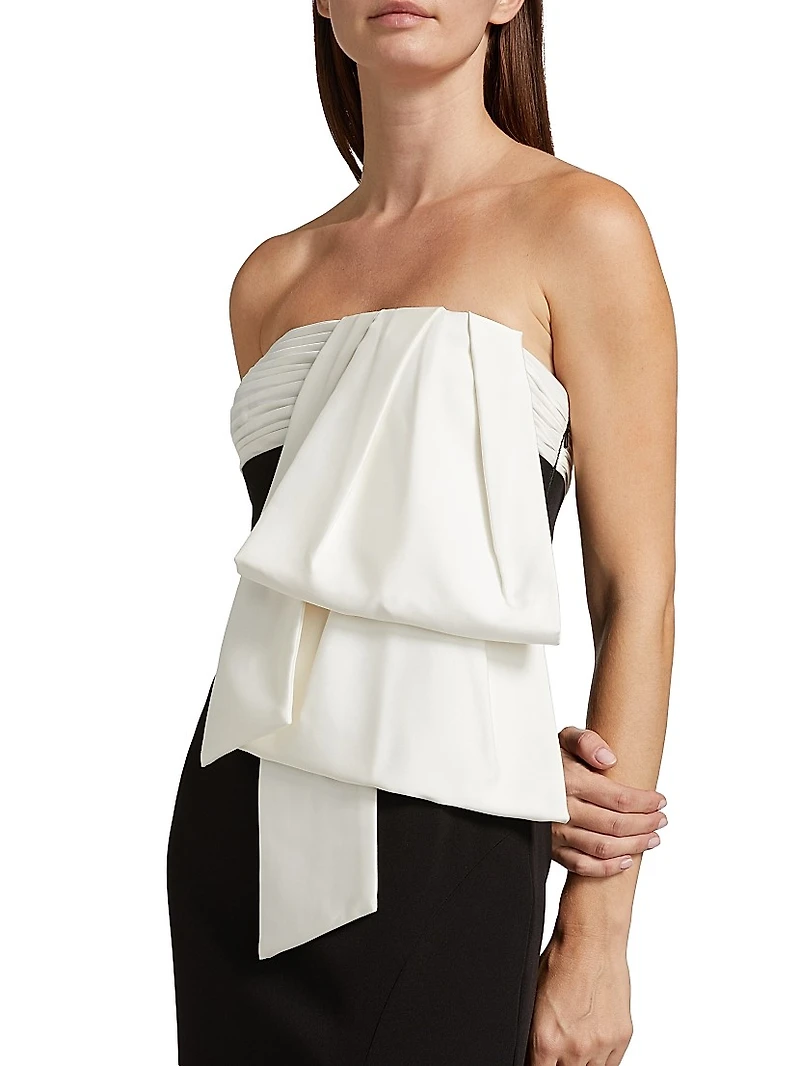 Melodie Two-Tone Bow Gown