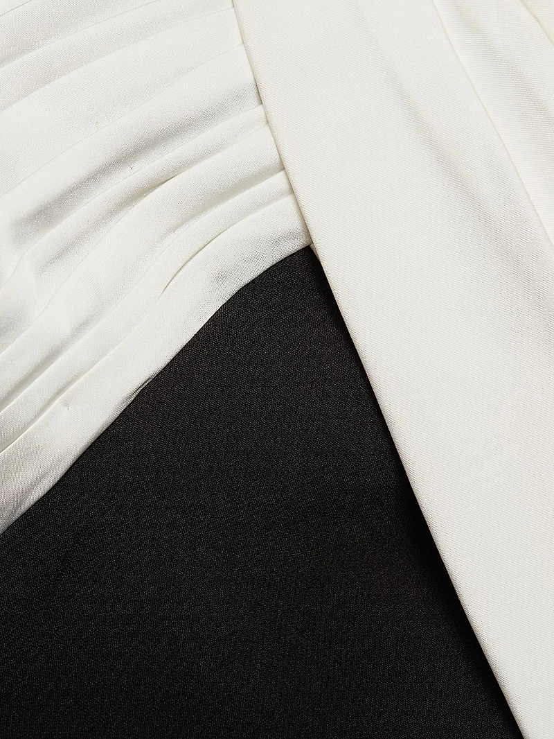 Melodie Two-Tone Bow Gown