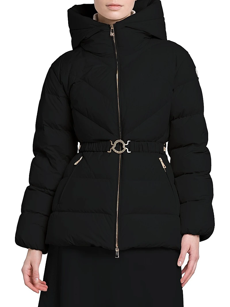 Brosse Belted Puffer Jacket