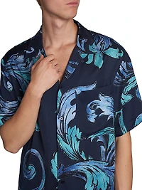 Barocco Short-Sleeve Camp Shirt