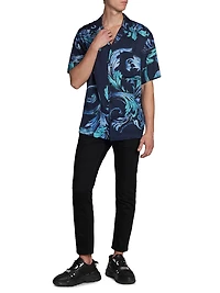 Barocco Short-Sleeve Camp Shirt