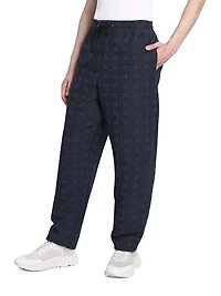 Weave Cotton Jogger Pants