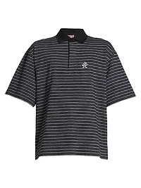 Kenzo x Verdy Elephant Striped Cotton Polo Shirt