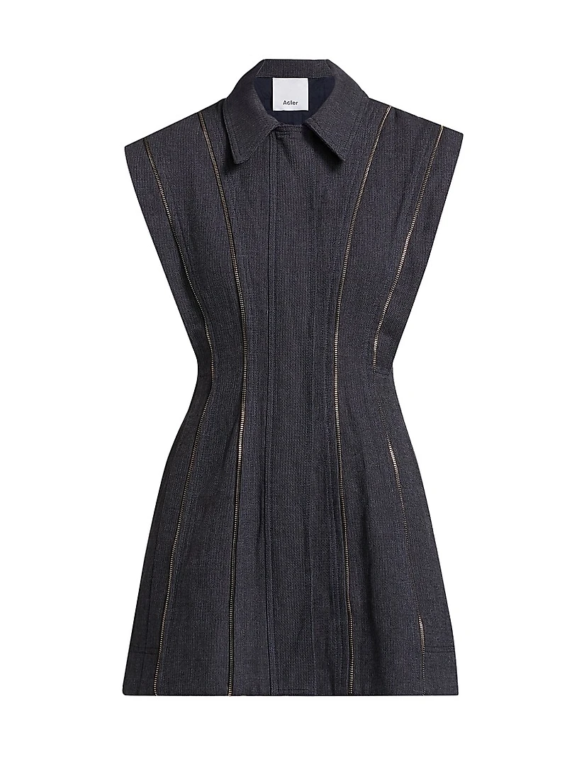 Wakefield Cotton-Linen Minidress