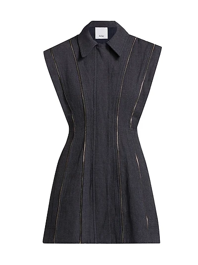 Wakefield Cotton-Linen Minidress