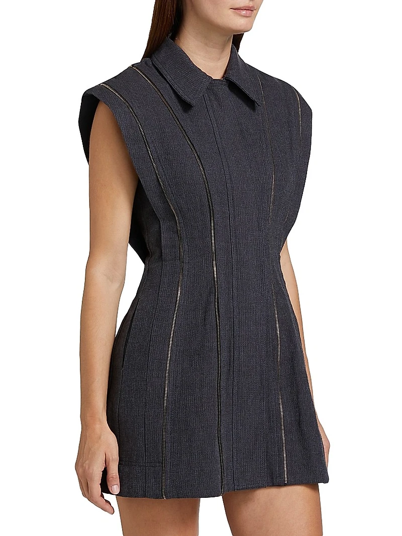 Wakefield Cotton-Linen Minidress