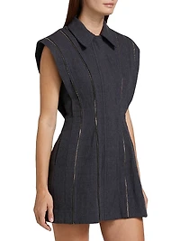 Wakefield Cotton-Linen Minidress