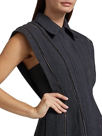 Wakefield Cotton-Linen Minidress