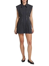 Wakefield Cotton-Linen Minidress