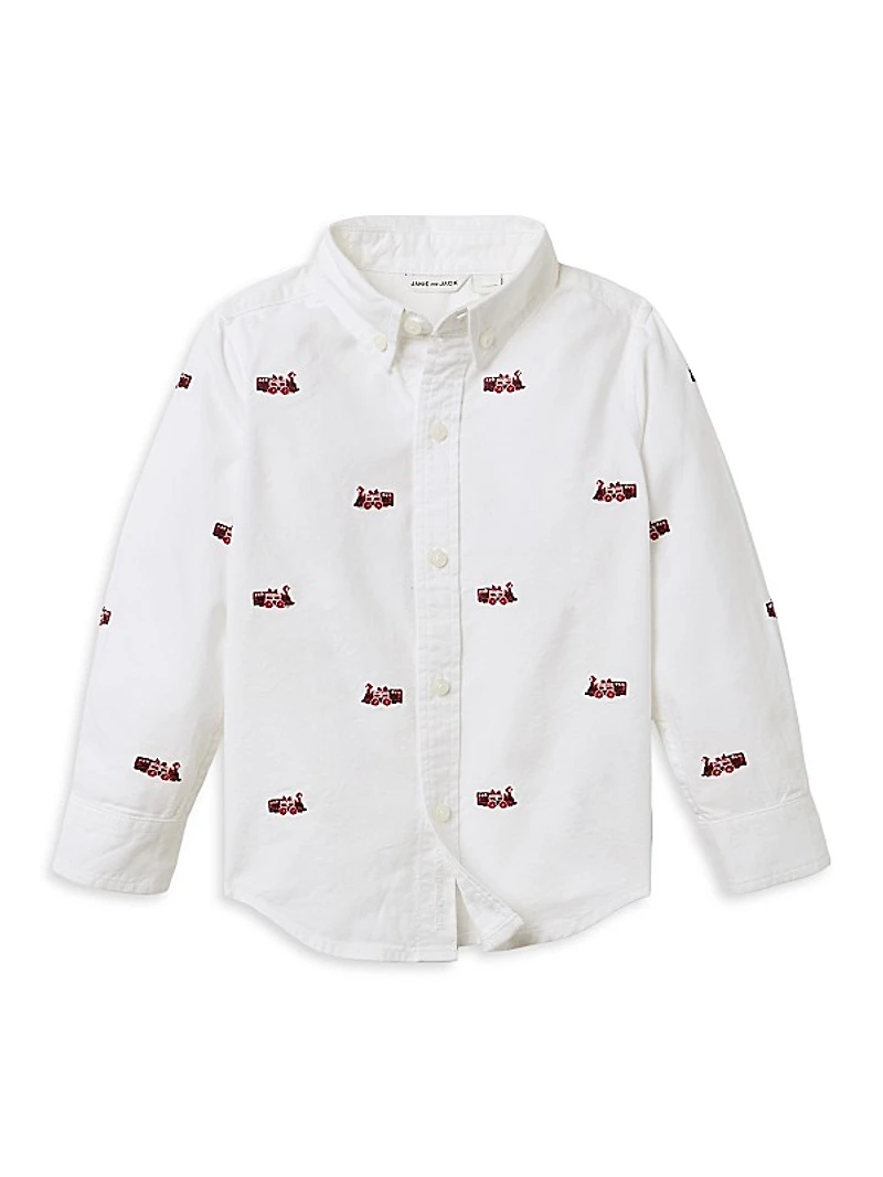 Baby Boy's, Little Boy's & Boy's The Embroidered Oxford Shirt