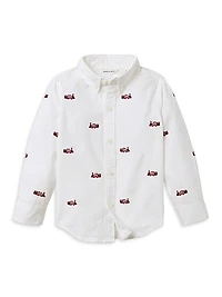 Baby Boy's, Little Boy's & Boy's The Embroidered Oxford Shirt