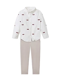 Baby Boy's, Little Boy's & Boy's The Embroidered Oxford Shirt
