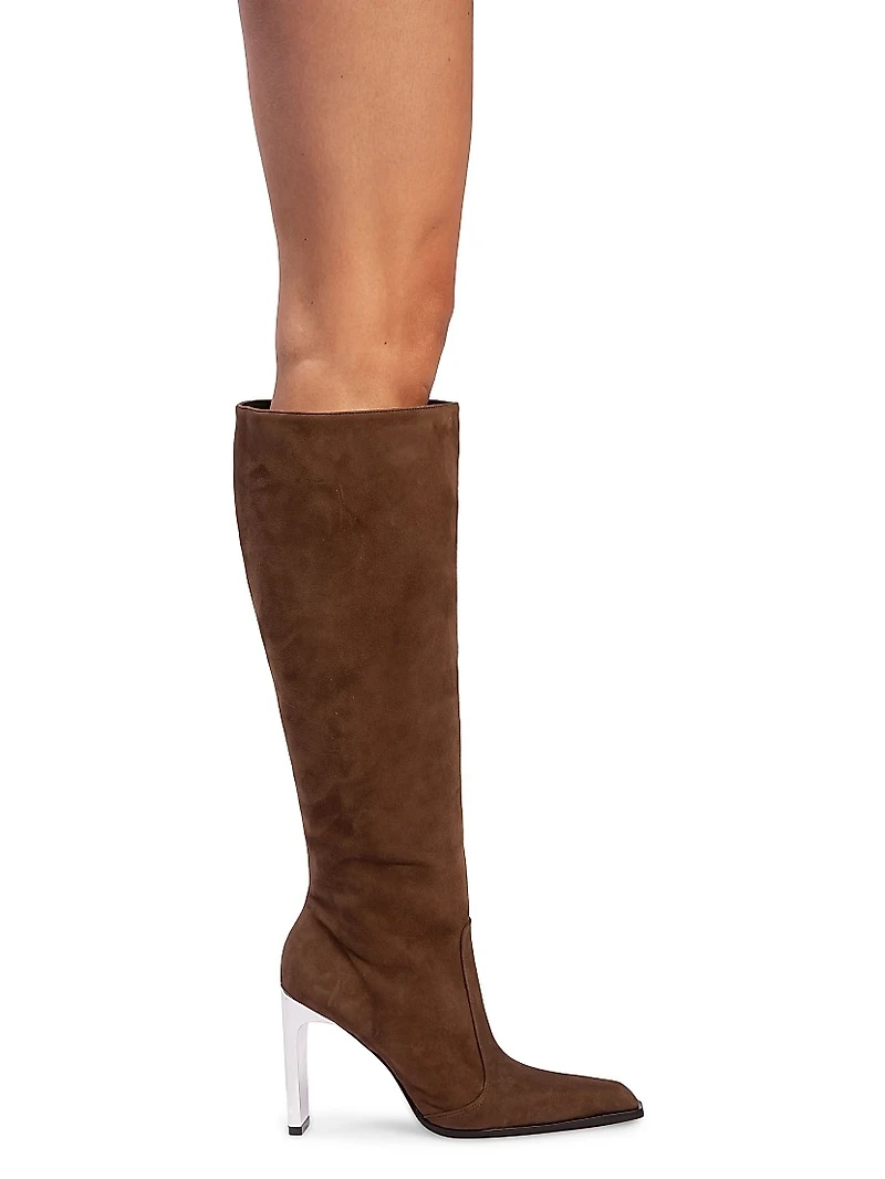 Grand 100MM Suede Boots