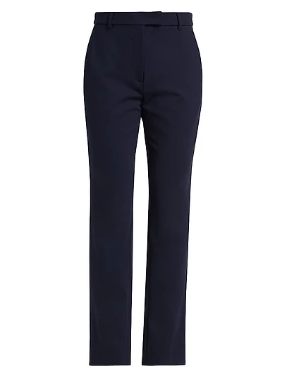 Ermes High-Rise Straight-Leg Pants