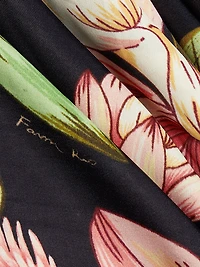 Surreal Flowers Belted Minidress