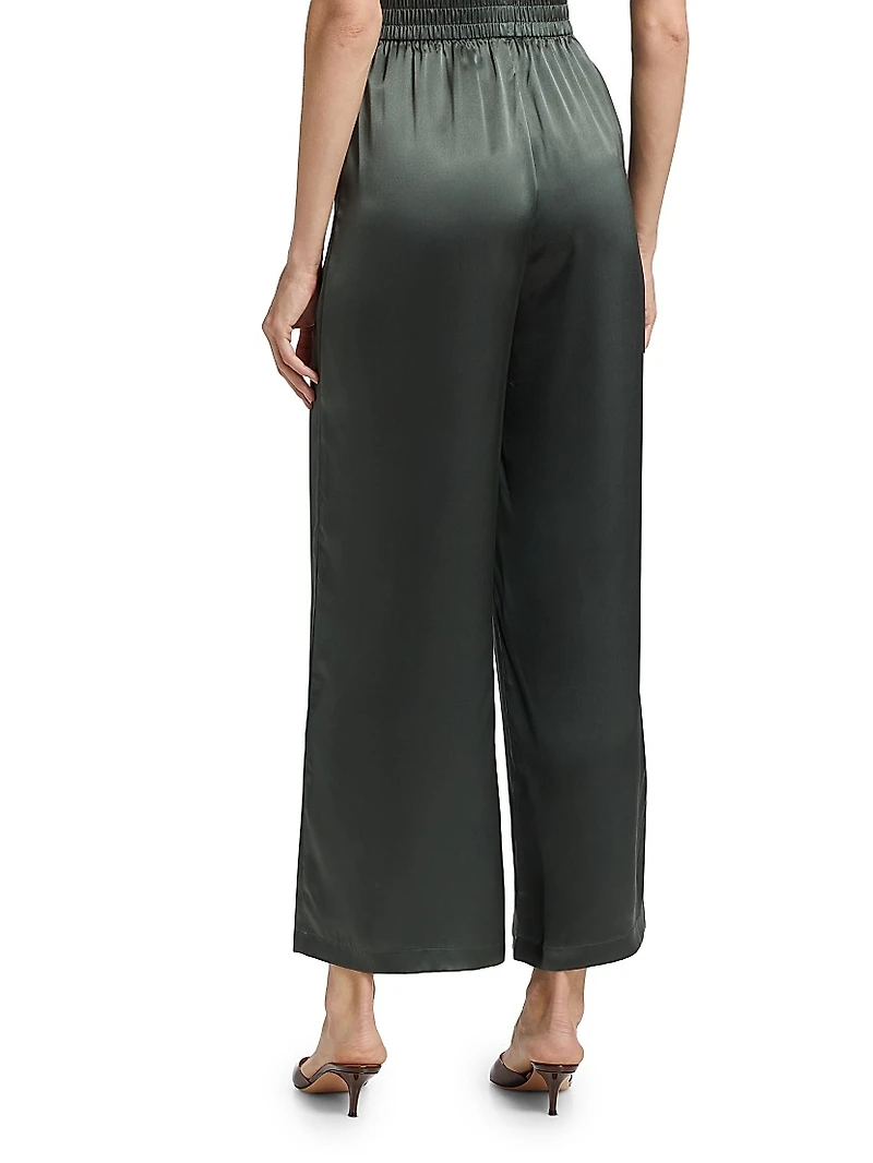 Bleecker Silk Wide-Leg Pants