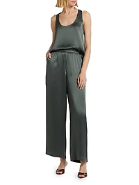 Bleecker Silk Wide-Leg Pants
