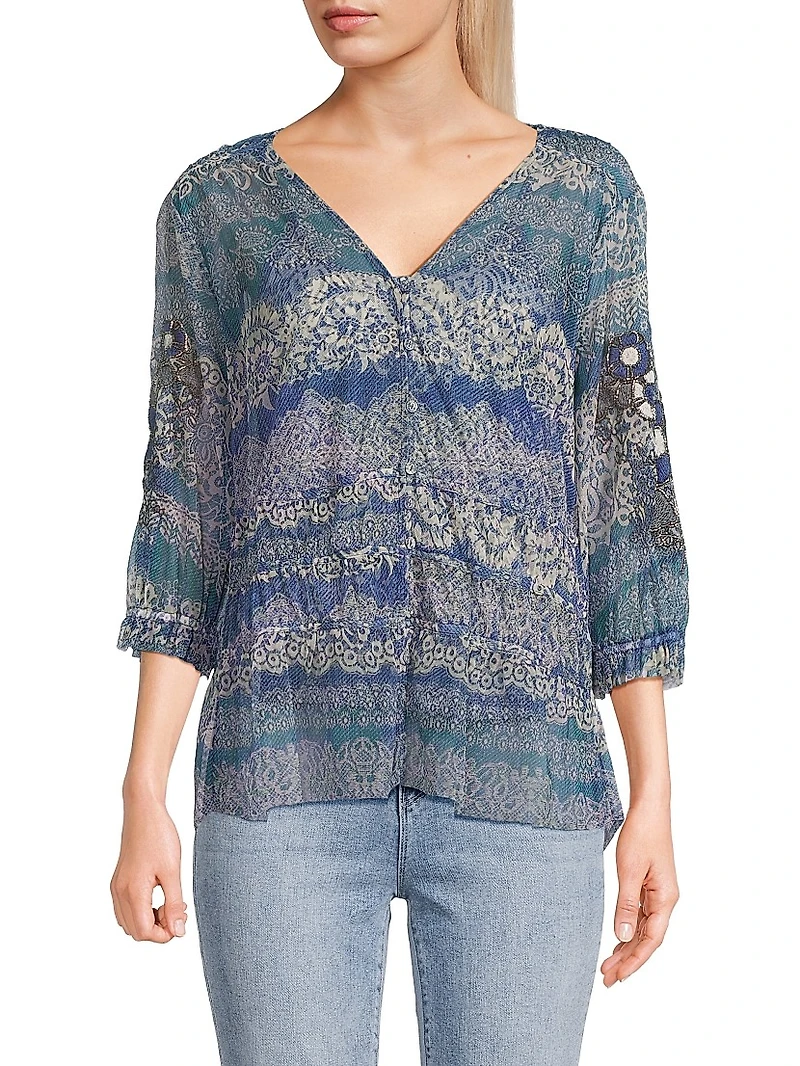 Mazzy Ruched Blouse