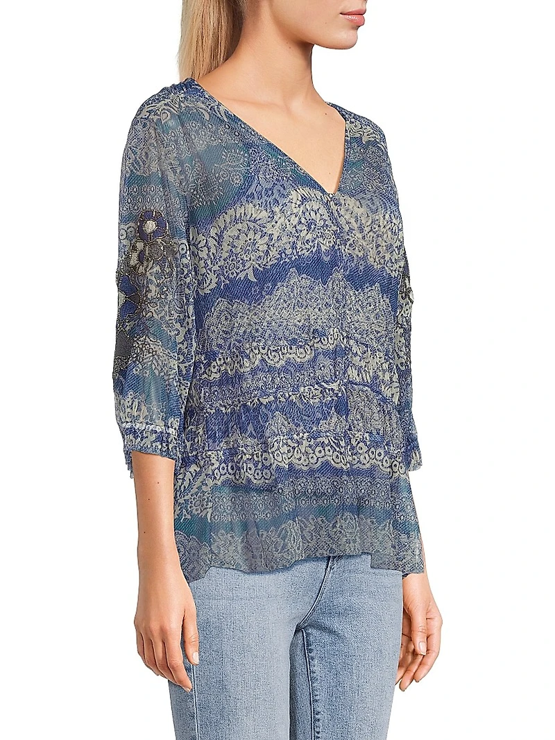 Mazzy Ruched Blouse