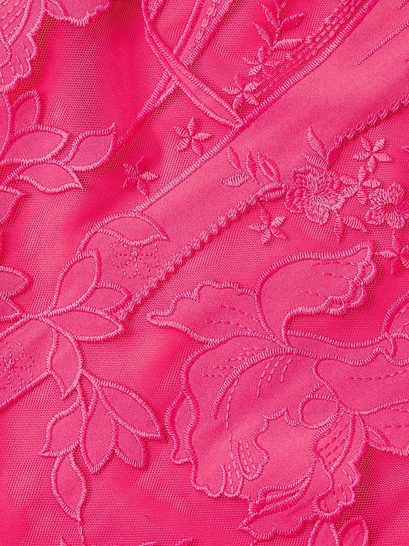 Camila Mesh Lace Halter Maxi Dress