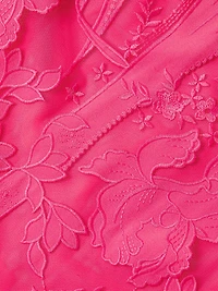 Camila Mesh Lace Halter Maxi Dress