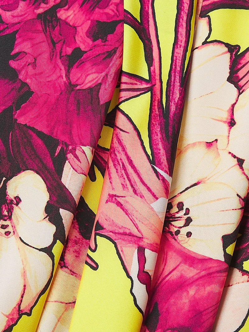 Zoey Floral Halterneck Minidress