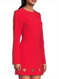 Leva Heart Cut-Out Minidress