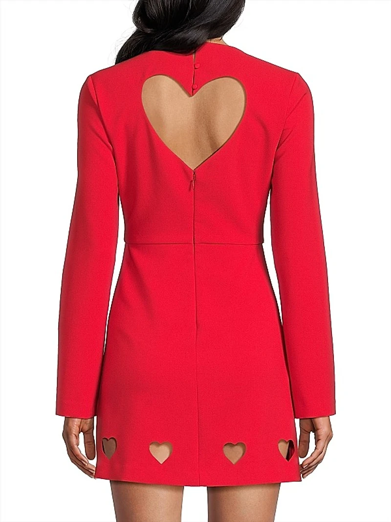 Leva Heart Cut-Out Minidress