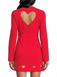 Leva Heart Cut-Out Minidress