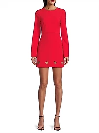 Leva Heart Cut-Out Minidress