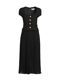Christine Pieced Midi Dress