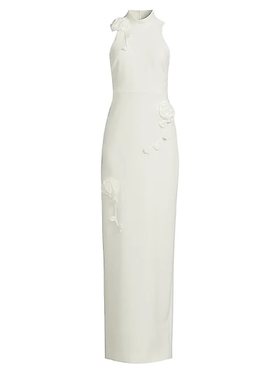 Doiran Halterneck Column Gown