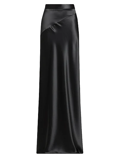 Lara Satin Maxi Skirt