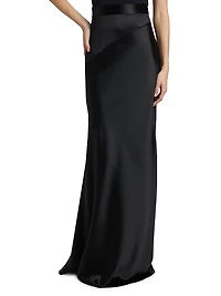 Lara Satin Maxi Skirt