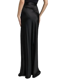 Lara Satin Maxi Skirt