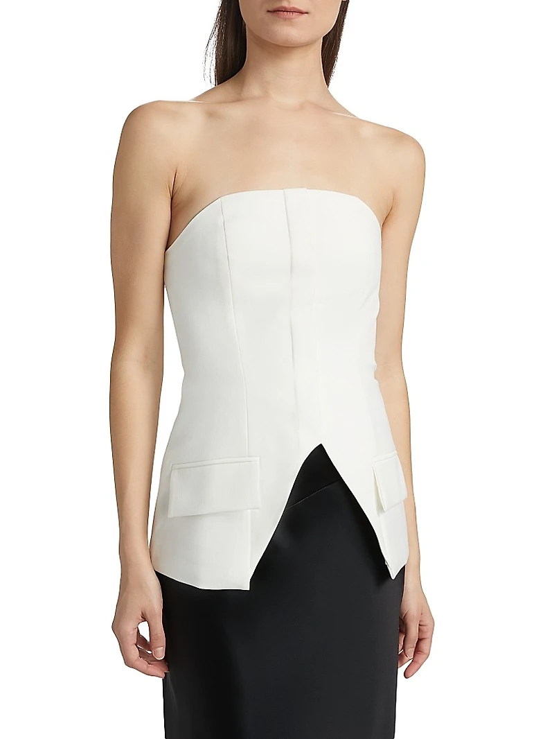 Petra Strapless Tailored Top