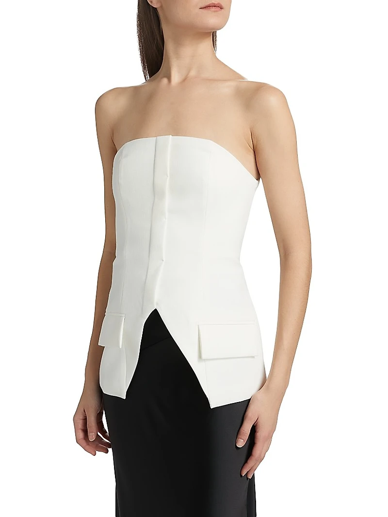 Petra Strapless Tailored Top
