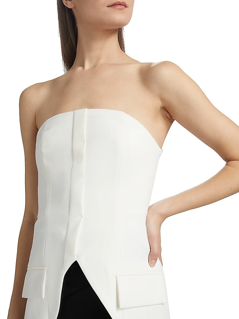 Petra Strapless Tailored Top