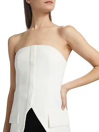 Petra Strapless Tailored Top