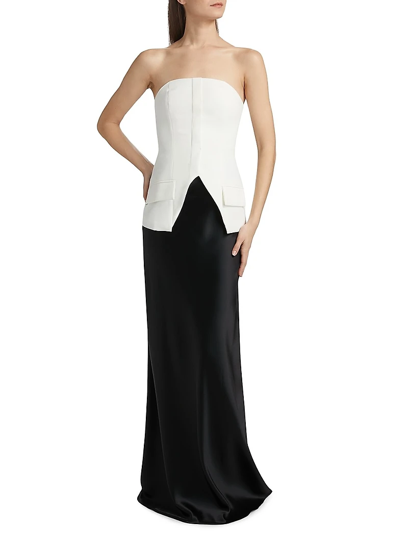 Petra Strapless Tailored Top