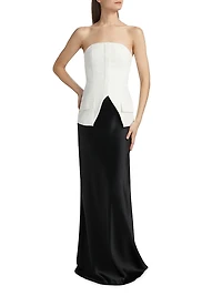 Petra Strapless Tailored Top